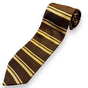 Tutto Matto Tie Made in Italy 100% Silk Multicolor Bold Stripe Pattern 58" 3.75"